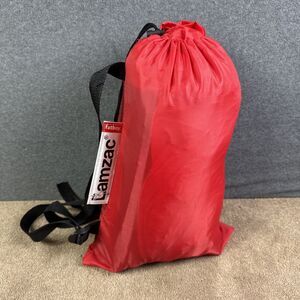 Lamzac Fatboy Self Inflating Air Lounger Chair Red Used